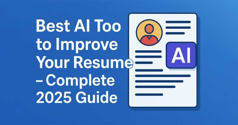 Best AI Tools to Improve Your Resume – Complete 2025 Guide