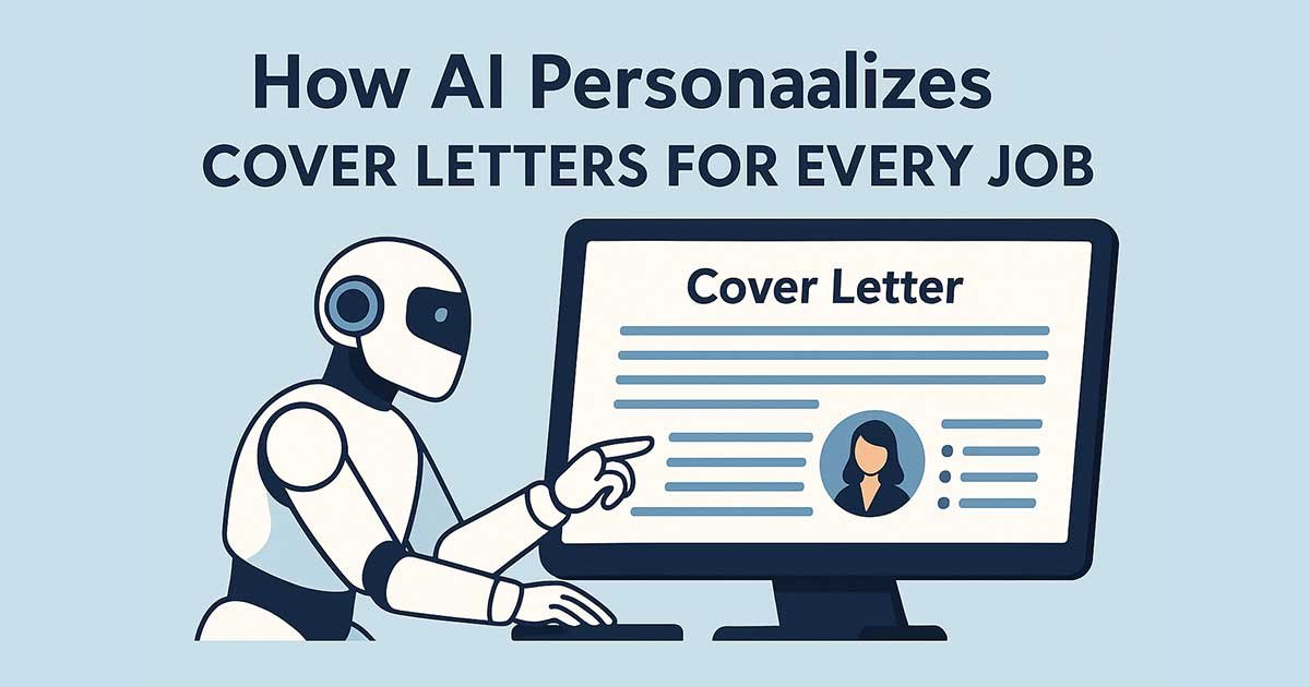 How AI Personalizes Cover Letters for Every Job
